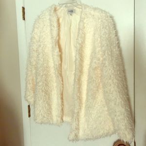 Faux fur coat
